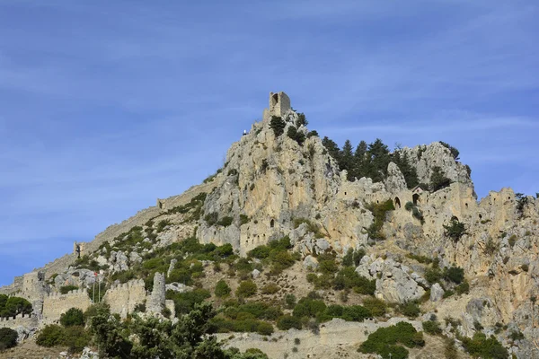 Cypr, Kyrenia, Saint Hilarion zamek — Zdjęcie stockowe