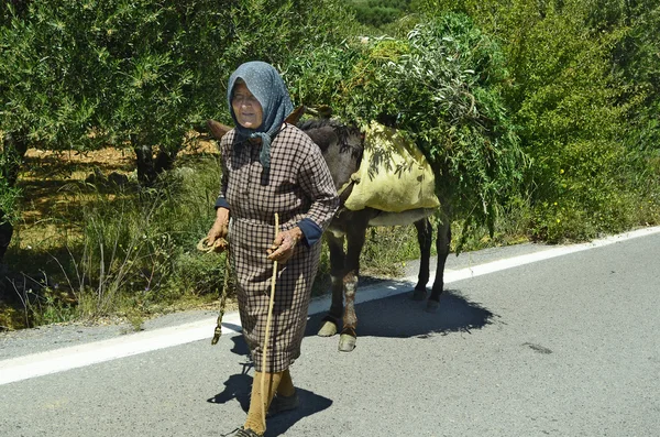 Yunanistan - Girit, insanlar — Stok fotoğraf