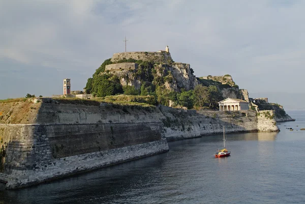 ギリシャ、ケルキラ島、城 — ストック写真