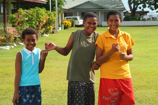 Фиджи, люди, молодежь — стоковое фото
