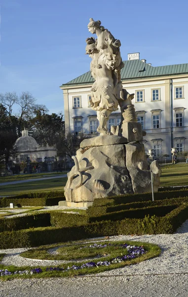 Rakousko, Salzburg, zahrady Mirabell — Stock fotografie