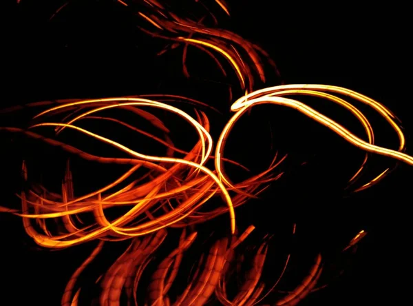 Fire Sparkles Campfire — Stock Photo, Image