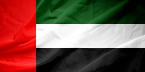 Vlajka Spojených Arabských Emirátů — Stock fotografie