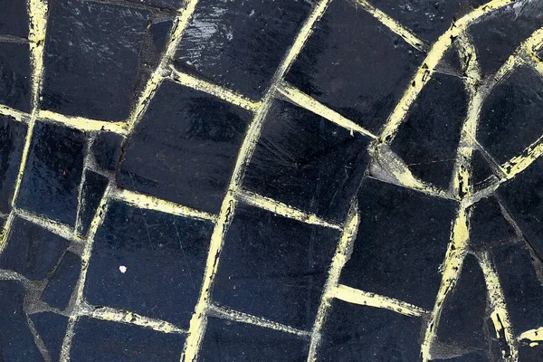 Duvarda Siyah Kiremitler — Stok fotoğraf