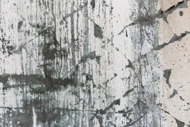 Grunge 'un yakın çekim parçası yıpranmış bir binanın duvarı.