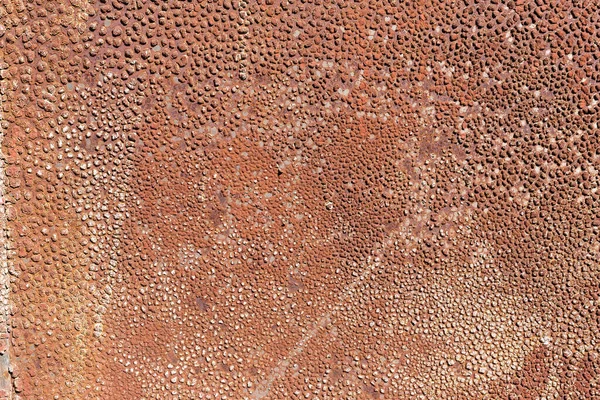 Padrão de textura de parede de metal manchado enferrujado colorido pode ser usado para fundo — Fotografia de Stock