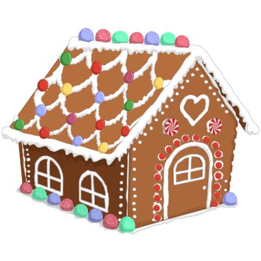 Download Gingerbread House Free Vector Eps Cdr Ai Svg Vector Illustration Graphic Art