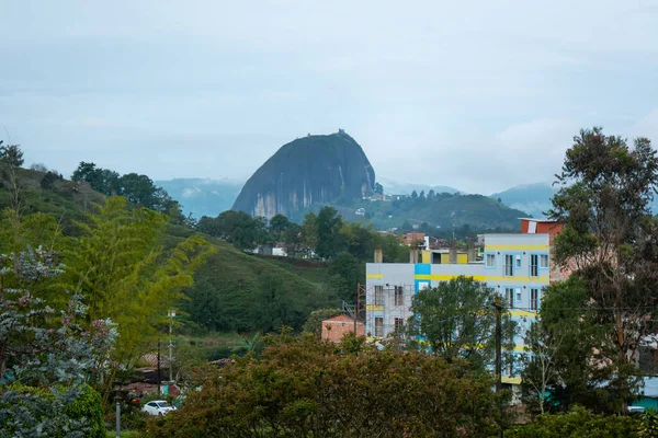 Antioquia Kolombiya Dan Taşın Guatape Penol Görüntüsü — Stok fotoğraf