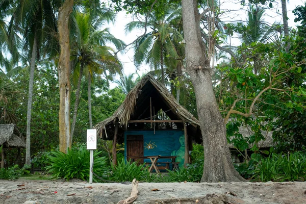 Palomino Guajira Colombia Maj 2021 Little Ecological House Omgivet Vegetation — Stockfoto