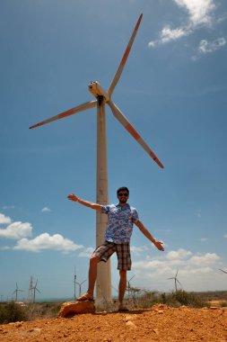 La Guajira, Kolombiya 'daki Çölde Rüzgar Çiftliği