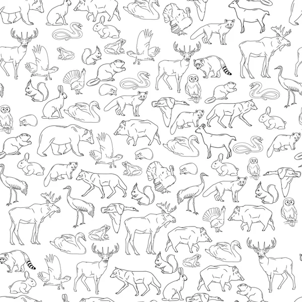 ᐈ Forest of animals stock vectors, Royalty Free forest animals ...