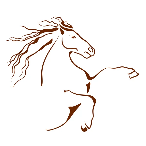 Pferdesymbol. Vektorillustration — Stockvektor