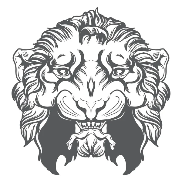 Tiger Head Vector ilustração. —  Vetores de Stock