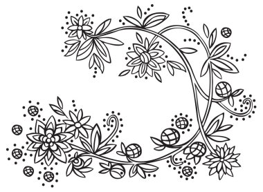 Bitkisel süsleme çiçekleri