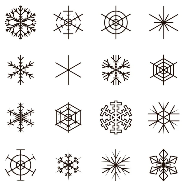 Kar Tanesi simgelerini siyah çizgiye yerleştir