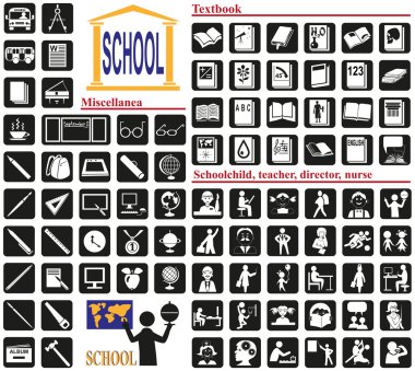 icons school clipart