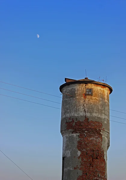 Torre de água noite — Fotografia de Stock