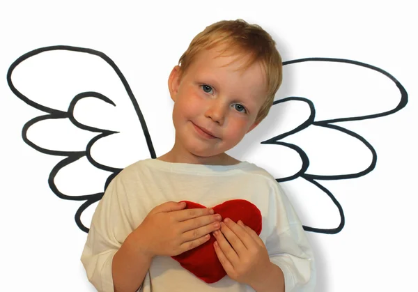 Anioł z serca — Zdjęcie stockowe