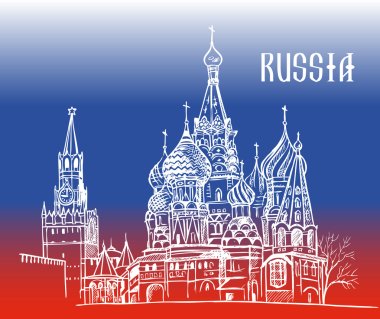 Moskova Rusya bayrağı