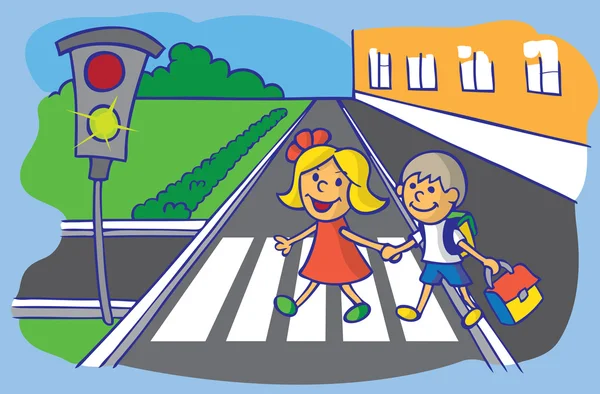 çuval geçerken yaya geçidi