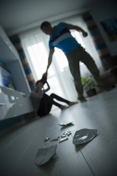 Våld i hemmet — Stockfoto