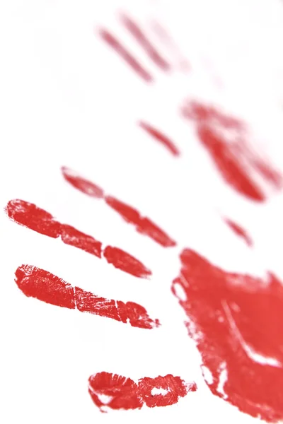 Fingerprints and hands — Stock Photo, Image