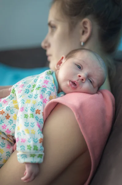 Depresión post-natal — Foto de Stock