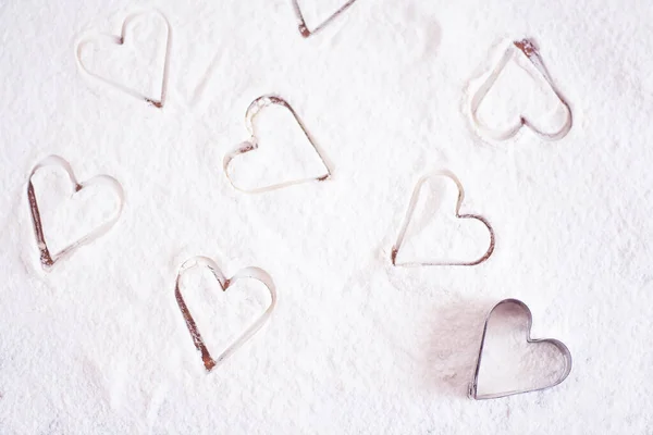 Образы Сердец Муке День Святого Валентина Фон — стоковое фото