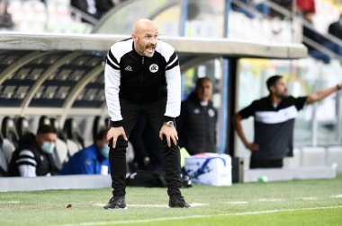 Vincenzo italiano ac spezia jestleri yöneticisi Spezia vs Fiorentina in la spezia, Italy, 18 Ekim 2020 - LM / Matteo Papini