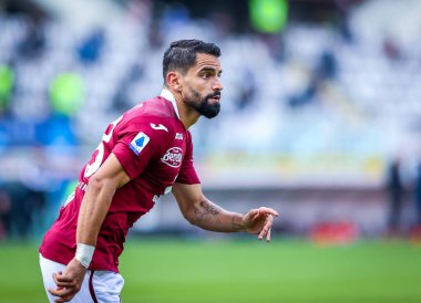 Torino FC takımından Tomas Rincon, Torino FC ile Cagliari Calcio arasındaki Serie A 2020 / 21 karşılaşmasında 18 Ekim 2020 - Fotoğraf Fabrizio Carabelli / LM