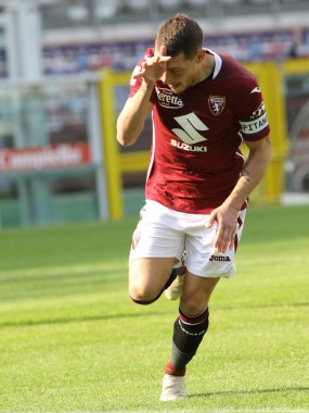 2009 andrea belotti (torino fc) Torino-Cagliari maçında 18 Ekim 2020 - LM / Claudio Benedetto