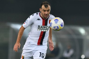 Goran pandev (genoa) Hellas Verona - Ceneviz davası sırasında Verona, İtalya, 19 Ekim 2020 - LM / Alessio Tarpini