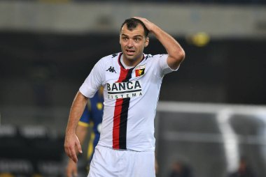 Goran pandev (genoa) Hellas Verona - Ceneviz davası sırasında Verona, İtalya, 19 Ekim 2020 - LM / Alessio Tarpini