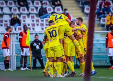 Cagliari Calcio takımından Giovanni Simeone, Torino FC 'nin Cagliari Calcio' ya karşı oynadığı Stadyum Olimpico Torino, Torin, İtalya 'da 18 Ekim 2020 - Fotoğraf Fabrizio Carabelli / LM