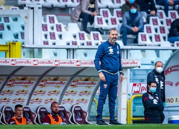 Entrenador Principal Del Torino Marco Giampaolo Durante Partido Serie 2020 — Foto de Stock
