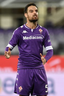 ACF Fiorentina, Floransa, İtalya 'daki Artemio Franchi Stadyumu' nda Udinese Calcio 'ya karşı, ACF Fiorentina maçında giacomo bonaventura, 25 Ekim 2020 - LM / Matteo Papini