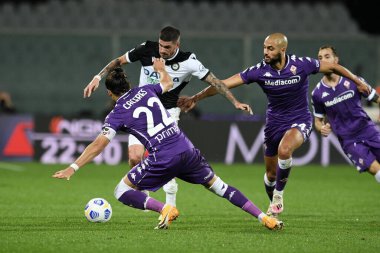 Udinese calcio takımından Rodrigo de Paul, ACF Fiorentina, Udinese Calcio 'ya karşı Floransa, İtalya' daki Artemio Franchi Stadyumu 'nda 25 Ekim 2020 - LM / Matteo Papini