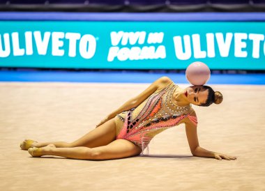 Agiurgiuculese A.S. Udinese 'den Alexandra Ana Maria FINAL SIX 2020 sırasında Palasport Gianni Asti' de (eski Ruffini), Torino, İtalya 'da 24 Ekim 2020 - Fotoğraf: Fabrizio Carabelli / LM