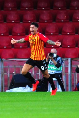 Gianluca lapadula (benevento) Benevento Calcio-SSC Napoli maçı sırasında Benevento, İtalya 'daki Ciro Vigorito Stadyumu' nda, 25 Ekim 2020 - LM / Renato Olimpio