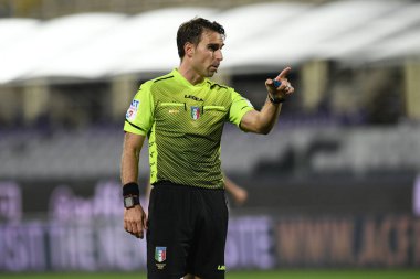 Francesco Fourneau hakemi ACF Fiorentina, Udinese Calcio 'ya karşı Floransa, İtalya' daki Artemio Franchi Stadyumu 'nda 25 Ekim 2020 - LM / Matteo Papini