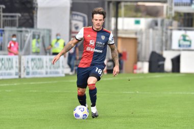 Cagliari Calcio, Cagliari, İtalya 'daki Sardegna Arena' da Crotone 'a karşı Cagliari Calcio davasında Nahitan Nandez, 25 Ekim 2020 - LM / Luigi Canu