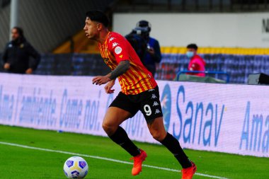 Gianluca lapadula (benevento) Benevento Calcio-SSC Napoli maçı sırasında Benevento, İtalya 'daki Ciro Vigorito Stadyumu' nda, 25 Ekim 2020 - LM / Renato Olimpio