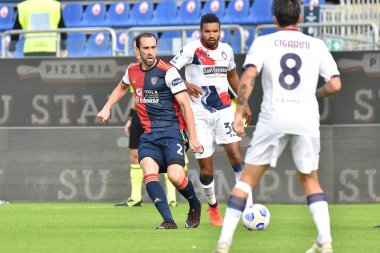 Cagliari Calcio, Cagliari, İtalya 'da Sardegna Arena' da FC Crotone 'a karşı Cagliari, 25 Ekim 2020 - LM / Luigi Canu