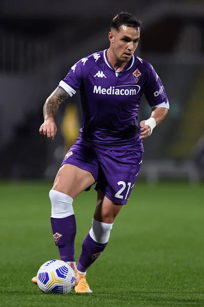 Pol Lirola Acf Fiorentina Action Acf Fiorentina Udinese Calcio Artemio — Foto de Stock