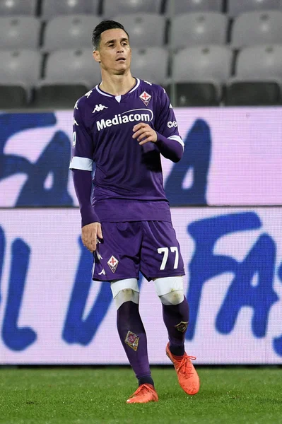 Jose Callejon Acf Fiorentina Acción Durante Acf Fiorentina Udinese Calcio — Foto de Stock