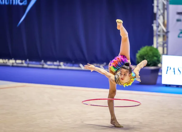 Raffaeli Sofia Ginnastica Fabriano Final Six 2020 Palasport Gianni Asti — стоковое фото