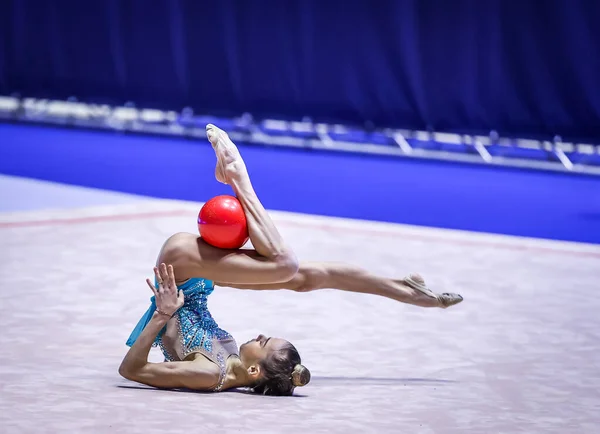 Elizabeta Havryliv Von Polimnia Ritmica Romana Während Des Final Six — Stockfoto