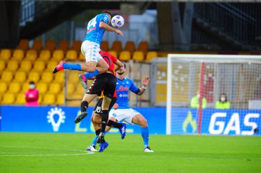 Benevento Calcio-SSC Napoli maçında Konstantinos manolas (Napoli) Benevento, İtalya 'da Ciro Vigorito Stadyumu, 25 Ekim 2020 - LM / Renato Olimpio