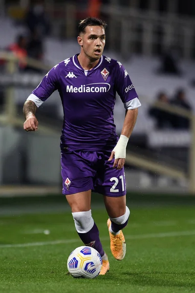 Pol Lirola Acf Fiorentina Action Acf Fiorentina Udinese Calcio Artemio — Foto de Stock