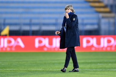 Milena Bertolini (baş antrenör İtalya) Euro 2022 elemelerinde - İtalya - İtalya - İtalya - İtalya - LM / Lisa Guglielmi Stadyumu 'nda Carlo Castellani Stadyumu' nda İtalyan Kadınlar Danimarka 'ya karşı